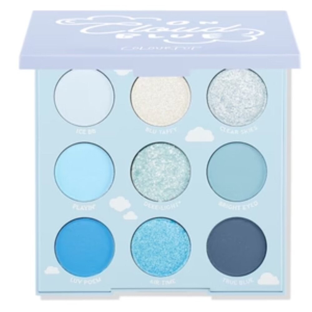 Colourpop on cloud blue shadow palette